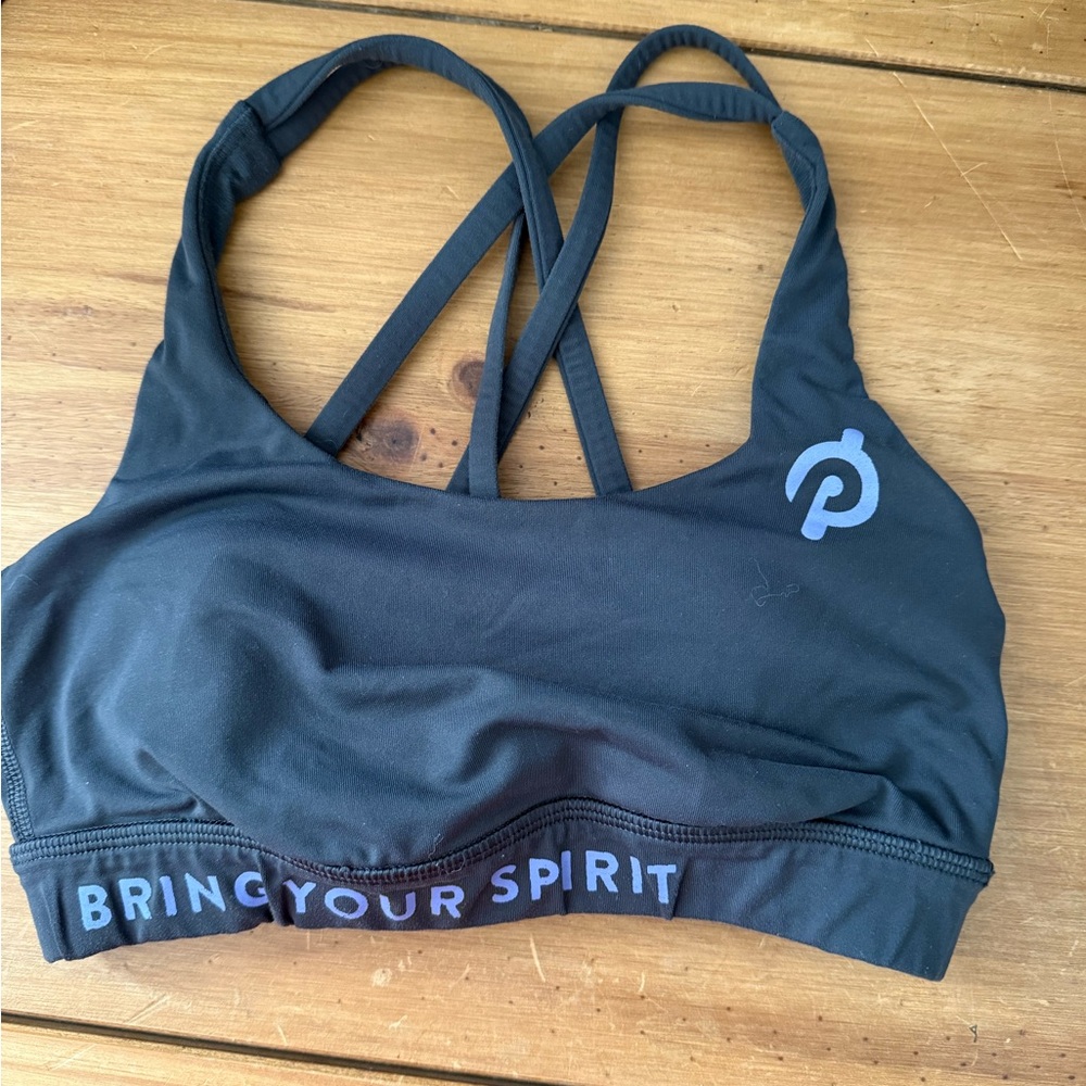 Lululemon Black Sports Bra Criss-Cross Moisture-Wicking